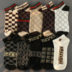 Men's Thin Breathable Low Cut Socks 5 to 10 Pairs Anti Odor Moisture Wicking