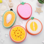 Fruit Cartoon Bath Sponge Soft Loofah Scrubber for Kids & Babies