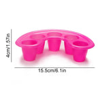 Nail Art Soak Bowl Polish Remover Tray Manicure Tool UK