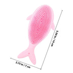 Whale Shape Baby Silicone Shower Brush Soft Scalp Massager