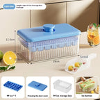 Press-to-Release Ice Cube Tray Large Capacity Food Grade Freezer Mold