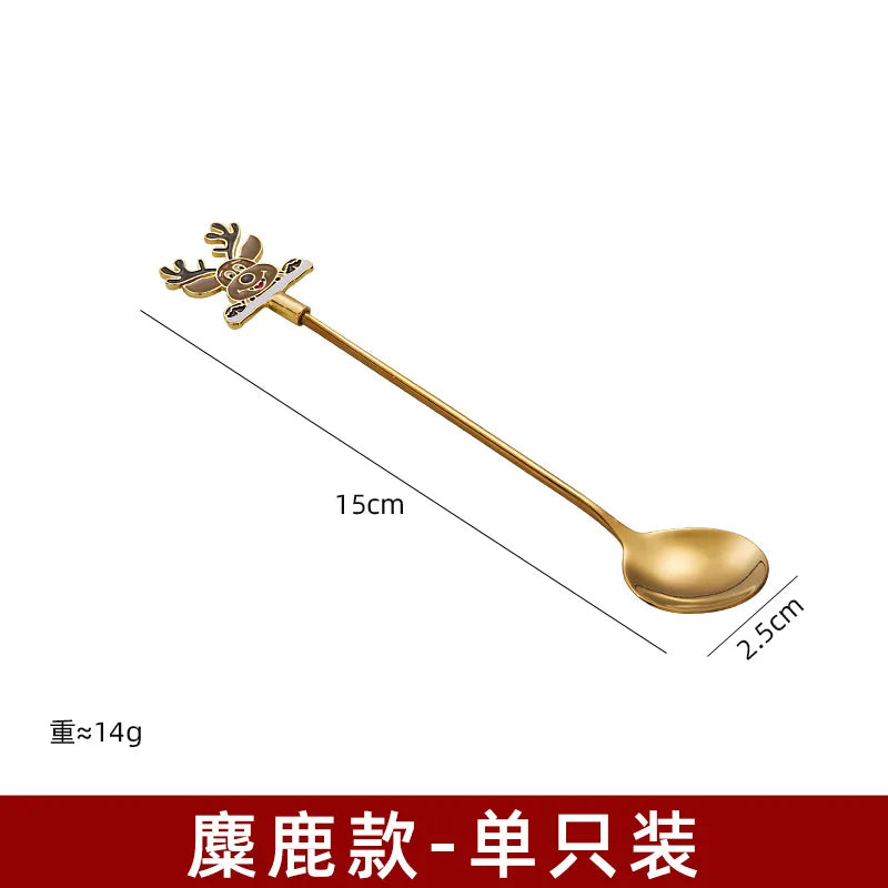 304 Stainless Steel Coffee Spoon – Modern Minimalist Dessert Stirring Spoon
