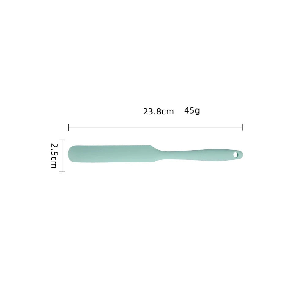 Food Grade Silicone Cake Scraper Heat Resistant Long Baking Spatula Tool