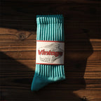 Men Vintage Thick Sports Socks Towel Bottom Casual Unisex