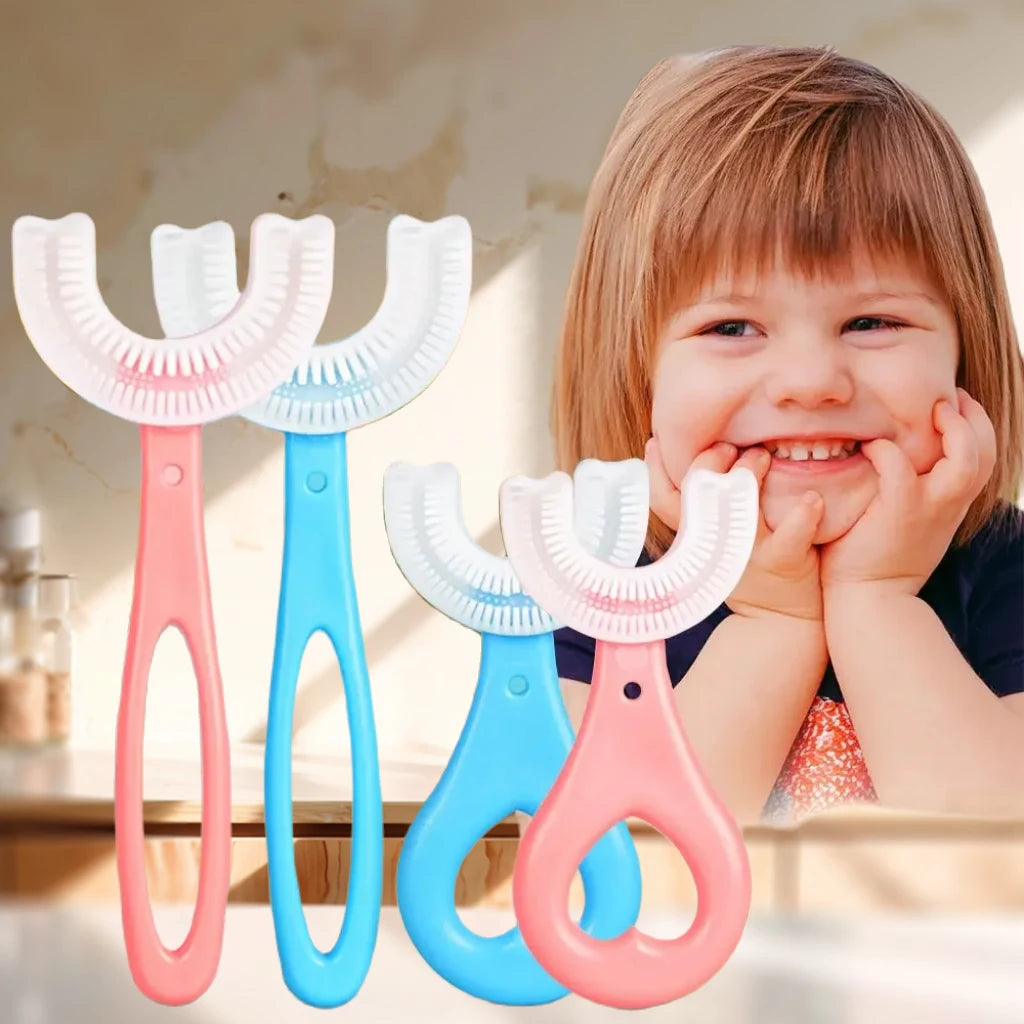 Baby 360° U Shape Toothbrush Soft Silicone Kids Teeth Brush Main image