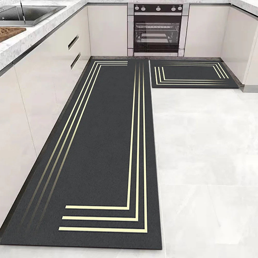 Kitchen Floor Mat UK Soft Washable Anti-Slip Area Rug