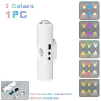RGB Motion Sensor LED Night Light for Hallway, Cabinet & Stairs