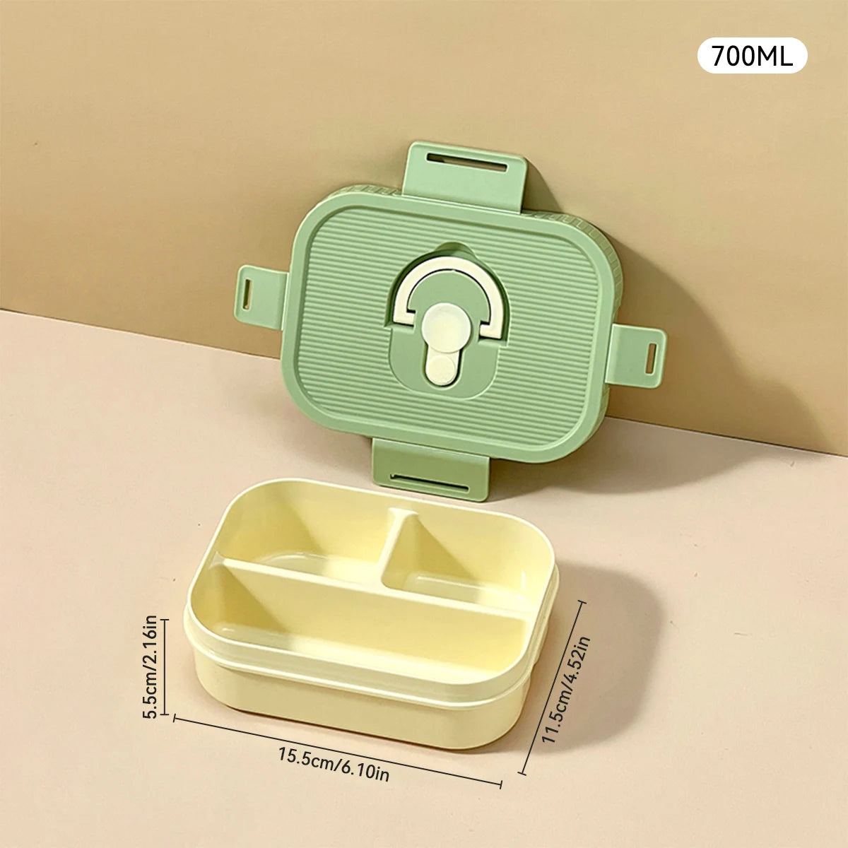 WORTHBUY Portable Lunch Box Leakproof Microwave Safe Bento Box