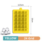 Large Silicone Ice Cube Tray Jumbo Square Ice Maker Mold (4/6/8/15 Grid)