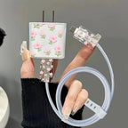 Cute Tulip Fast Charger Protector for iPhone 18W-20W