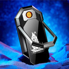Phone Holder with Lighter - Portable USB Rechargeable Design