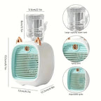 TINSOL Mini Air Cooler UK USB Cooling Fan & Humidifier