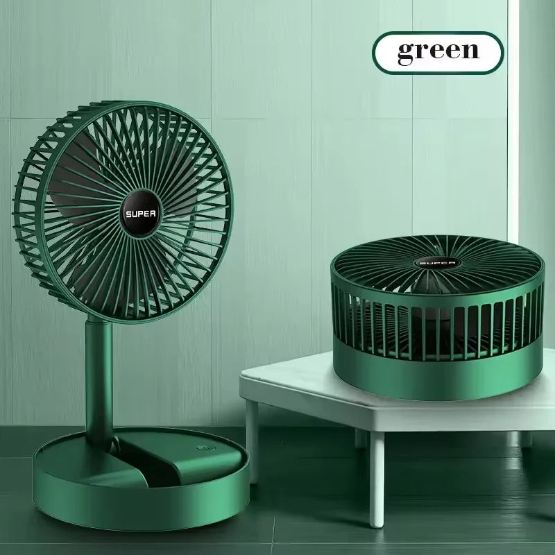 8 Inch Portable Desk Fan UK Oscillating Foldable Cooling Fan