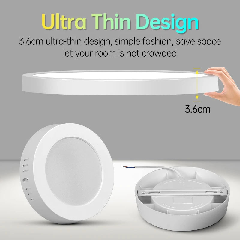 Ultra Thin LED Ceiling Lamp for Bedroom & Living Room