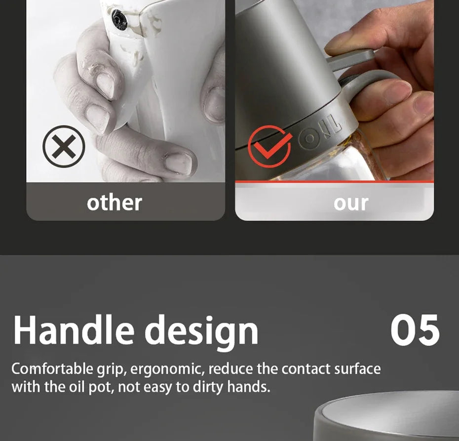 250ml Oil Spray Bottle Glass Olive Oil Sprayer for Cooking