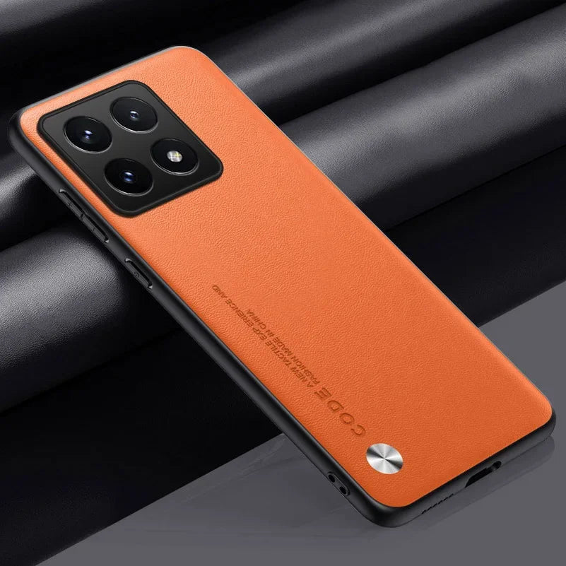 PU Leather Soft Matte Case for Xiaomi 13T 14T 15T 17T Ultra Pro Cover