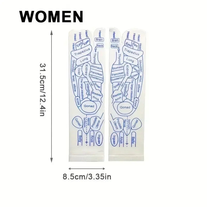 Acupressure Foot Massage Socks for Tired Feet & Reflexology Care