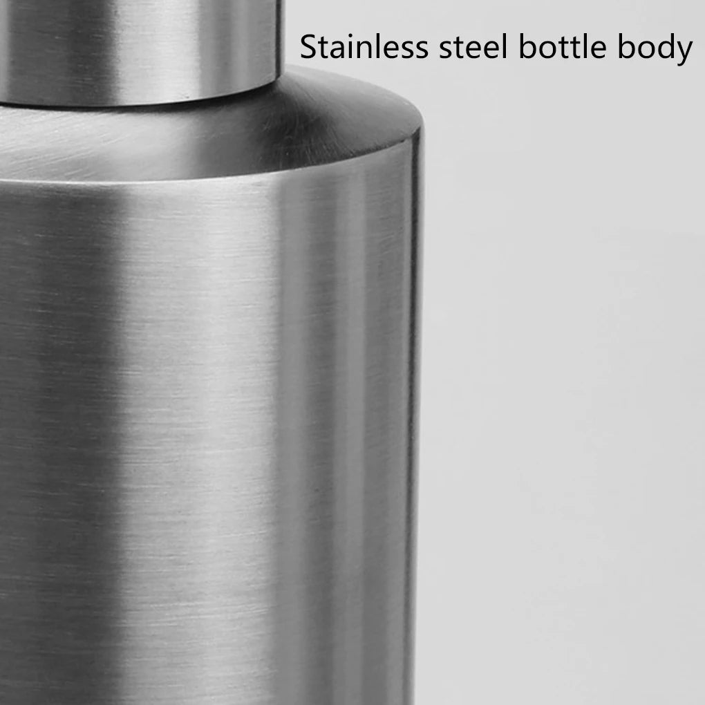Stainless Steel Hand Wash Dispenser Anti-Rust Refillable Bathroom Bottle
