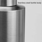 Stainless Steel Hand Wash Dispenser Anti-Rust Refillable Bathroom Bottle