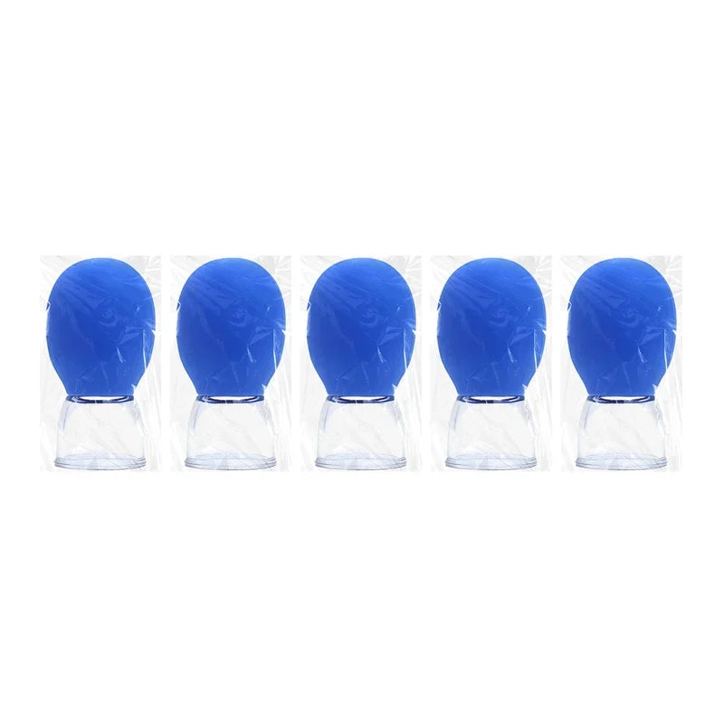 Silicone Vacuum Cupping Massage Set Body Face Cellulite Tool