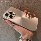 Laser Aurora Matte CD Case for iPhone 11 12 13 14 15 16 Pro Max