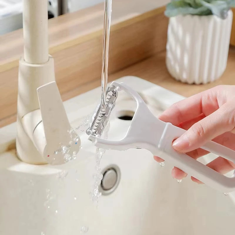 Manual Vegetable Grater & Julienne Peeler – Stainless Steel Cutter Tool