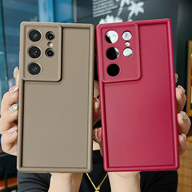 Candy Color TPU Case for Samsung Galaxy S23 S24 S25 S26 & A Series