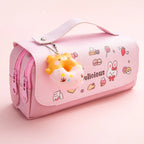 3D Kawaii Pencil Case Cute Waterproof Decompression Pen Pouch