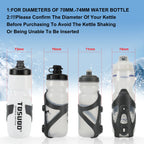 Bike Water Bottle Cage Lightweight Nylon Carbon Fiber Holder MTB