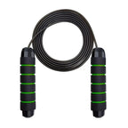 Ball Bearing Speed Jump Rope Foam Handle Tangle-Free Fitness