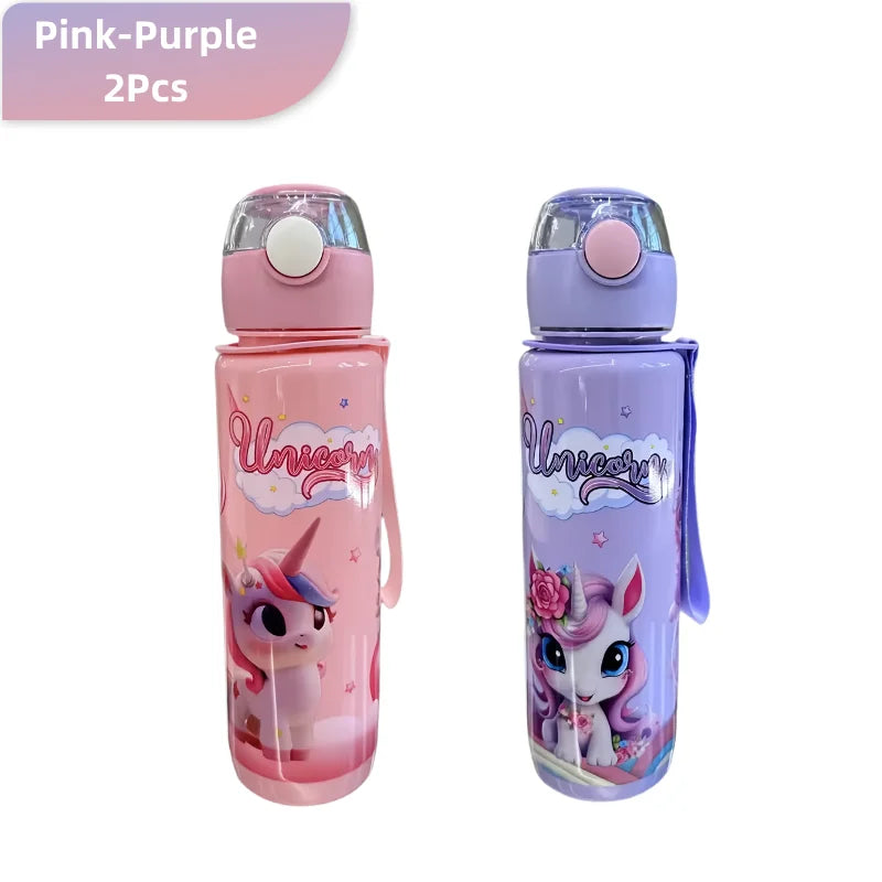 700ml Cartoon Space Water Bottle BPA-Free Kids Cup