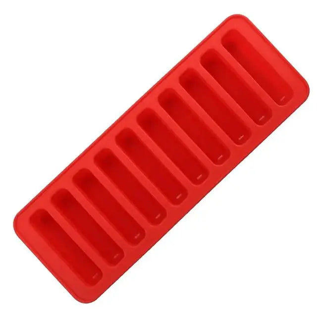 Ice Stick Cube Tray UK Long Strip Silicone Ice Mold For Bottles