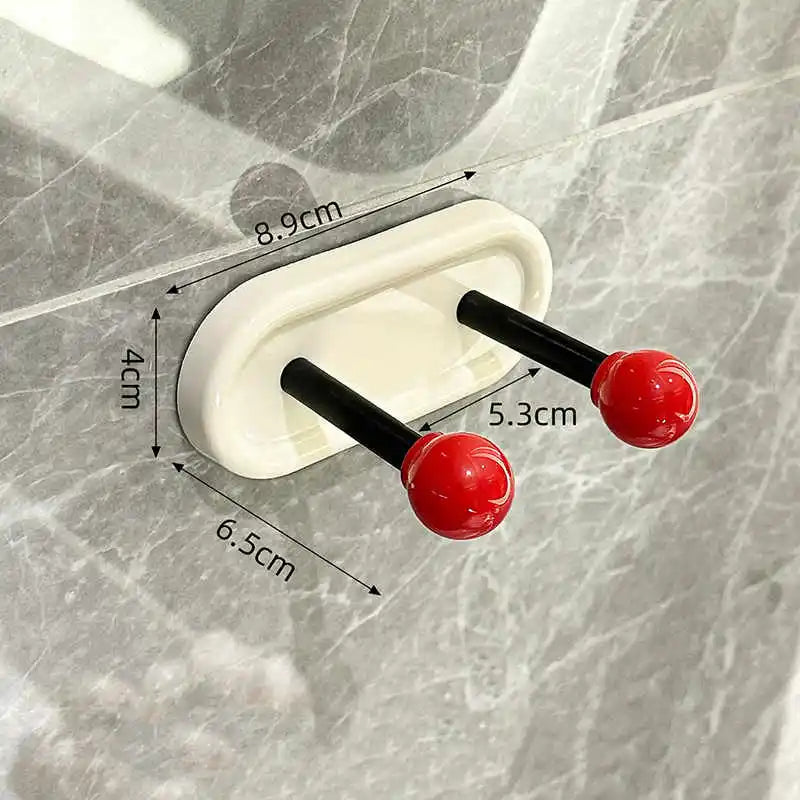 Adhesive Wall Hook Durable No-Drill Coat & Bathroom Storage Hook