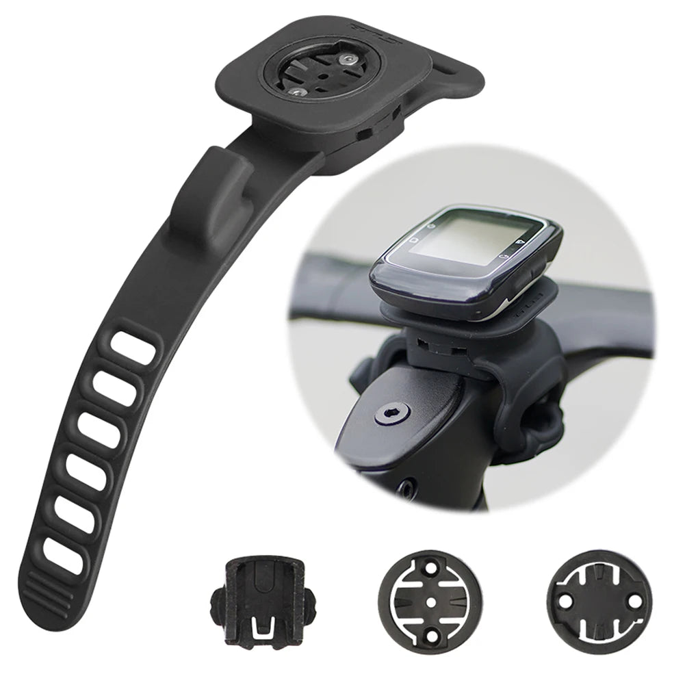 Silicone Bike Computer Mount Non-Slip Handlebar GPS Holder MTB