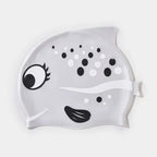 Kids Silicone Swimming Cap Waterproof No-Pull Hair Swim Hat