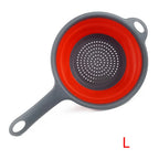 Collapsible Silicone Colander Folding Strainer