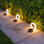 Solar Outdoor LED Lights Warm White Garden Lamp