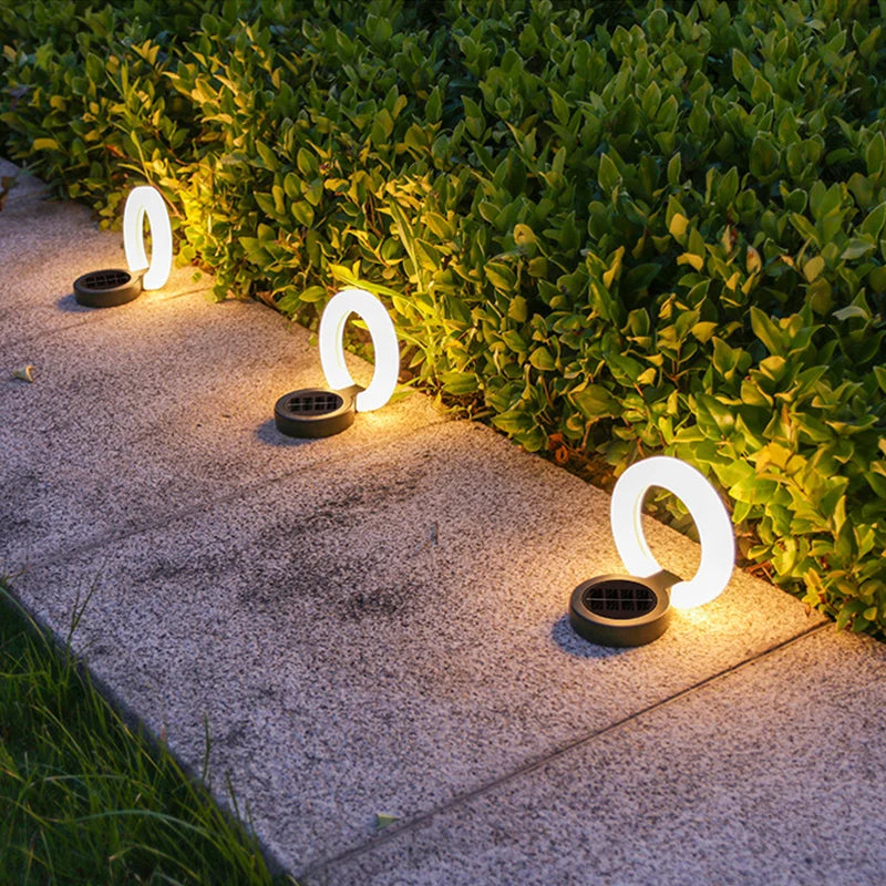 Solar Outdoor LED Lights Warm White Garden Lamp Main image
