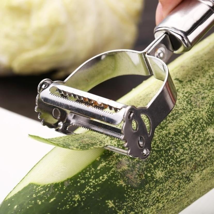 Stainless Steel Vegetable Peeler & Julienne Slicer – Potato & Carrot Grater Tool