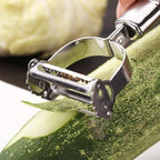 Stainless Steel Vegetable Peeler & Julienne Slicer – Potato & Carrot Grater Tool