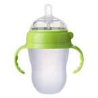 Silicone Baby Feeding Bottle Anti-Choking Nipple Cup