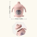 Kids Silicone Water Bottle with Handle Toddler Cup