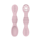 Baby Spoon Fork Set Soft Silicone Training Cutlery for Kids