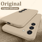 Shockproof Liquid Silicone Case for Samsung Galaxy S22 S23 S24 S25 S26