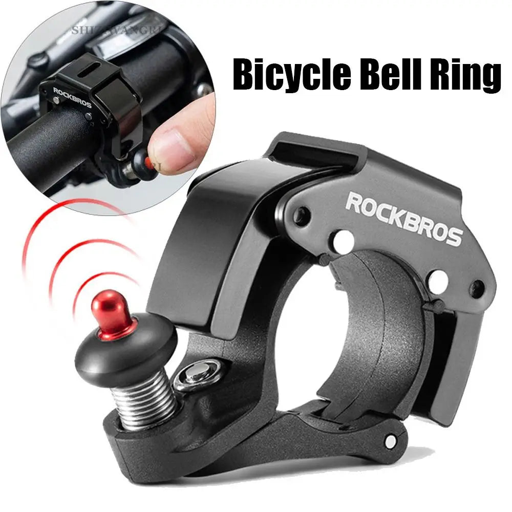Stainless Steel Bicycle Bell Crisp Sound MTB Bike Handlebar Horn