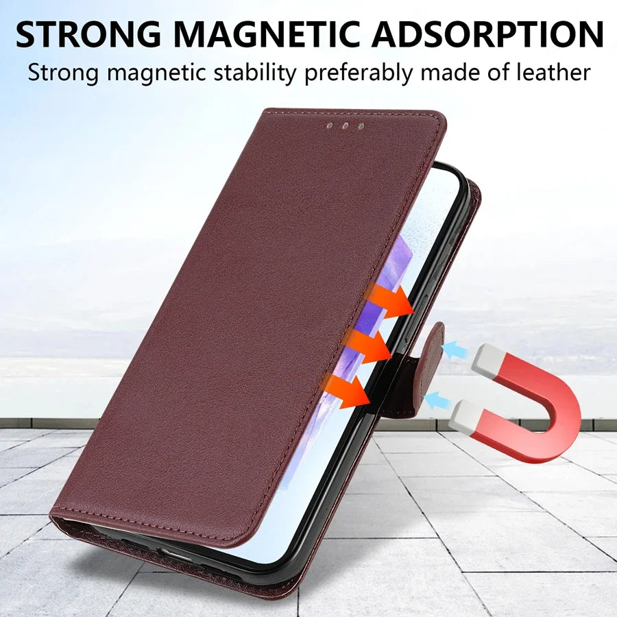 Wallet Flip Leather Case for Samsung Galaxy A Series 5G Phones