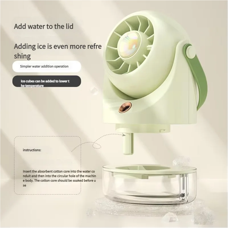 MEET SUN Mini Air Cooler UK  USB Water-Cooling Desk Fan