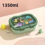 Cartoon Lunch Box 1000/1350ML Sealed Leakproof Bento Food Container