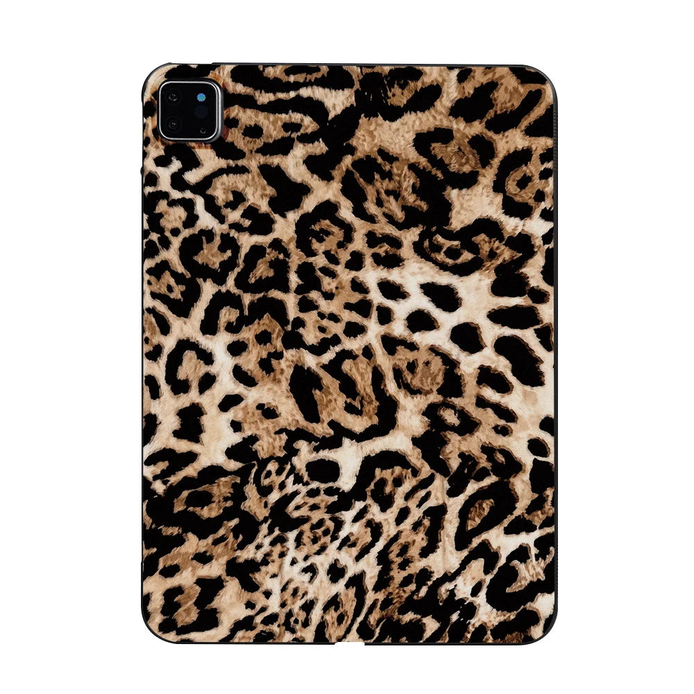 Classic Leopard & Cow Print iPad Case for Air 11 13 Pro & Mini Cover