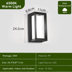 Waterproof LED Wall Light for Porch, Garden & Outdoor Pathways